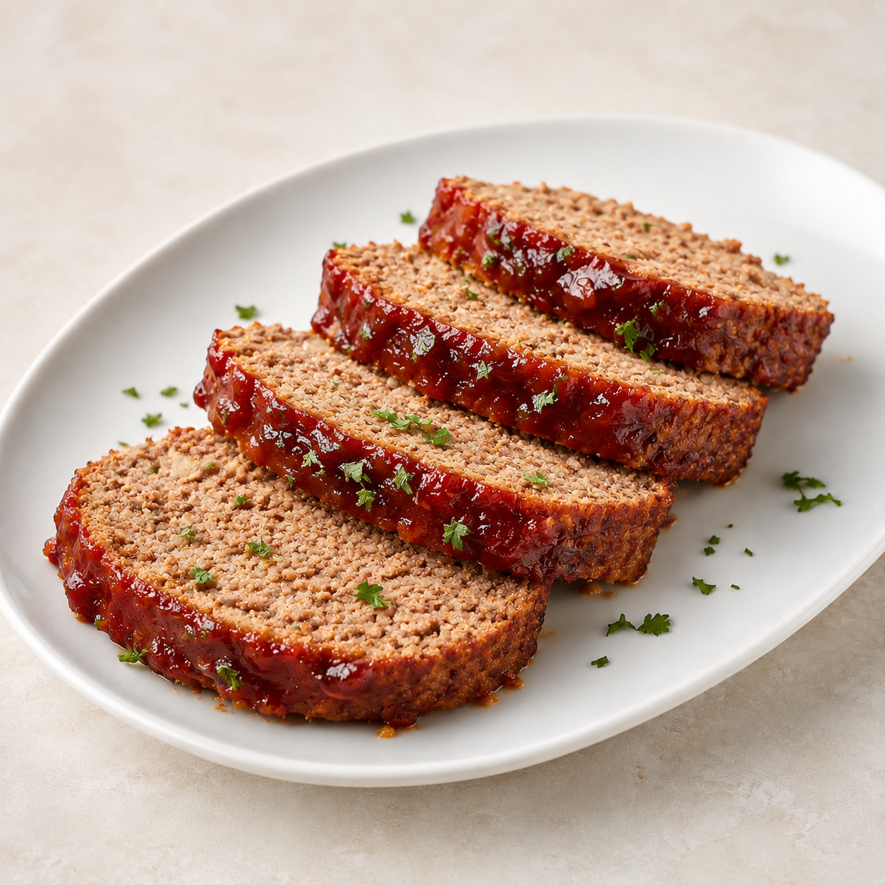 Meatloaf w/ Tomato Glaze